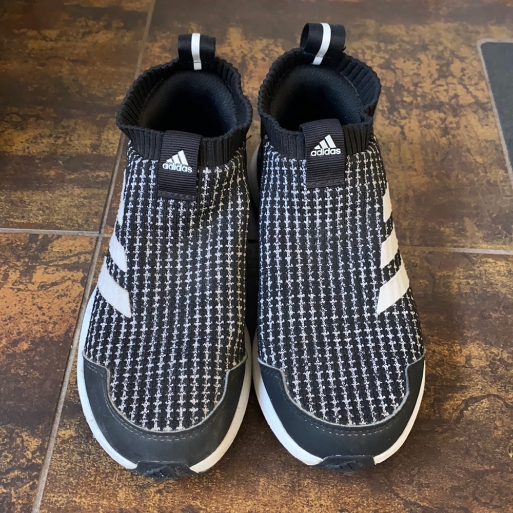 Boys adidas slip on sock shoe